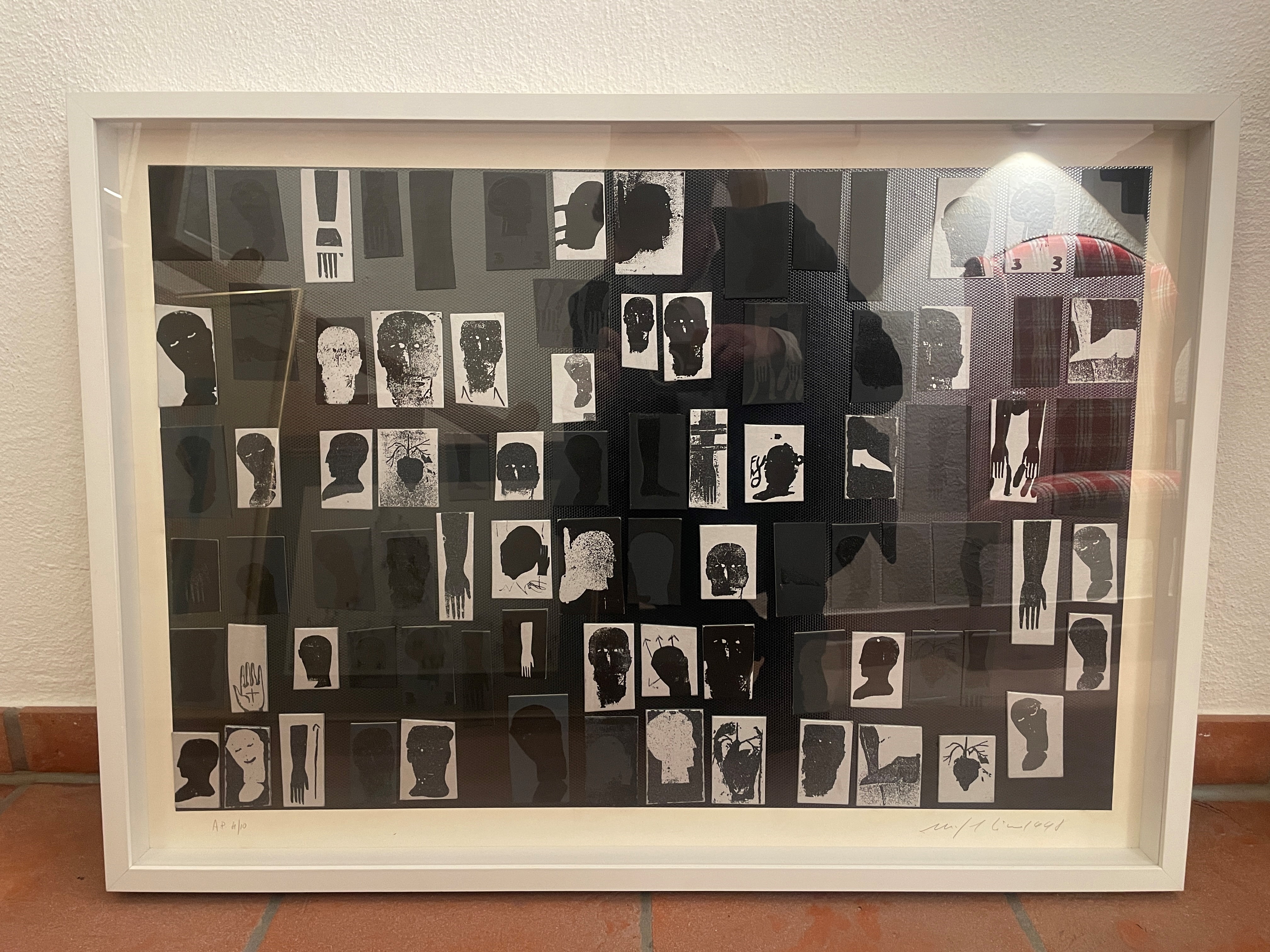 Paladino Mimmo - Originalgraphik für den Eisernen Vorhang des Stadttheather Klagenfurt1 1998