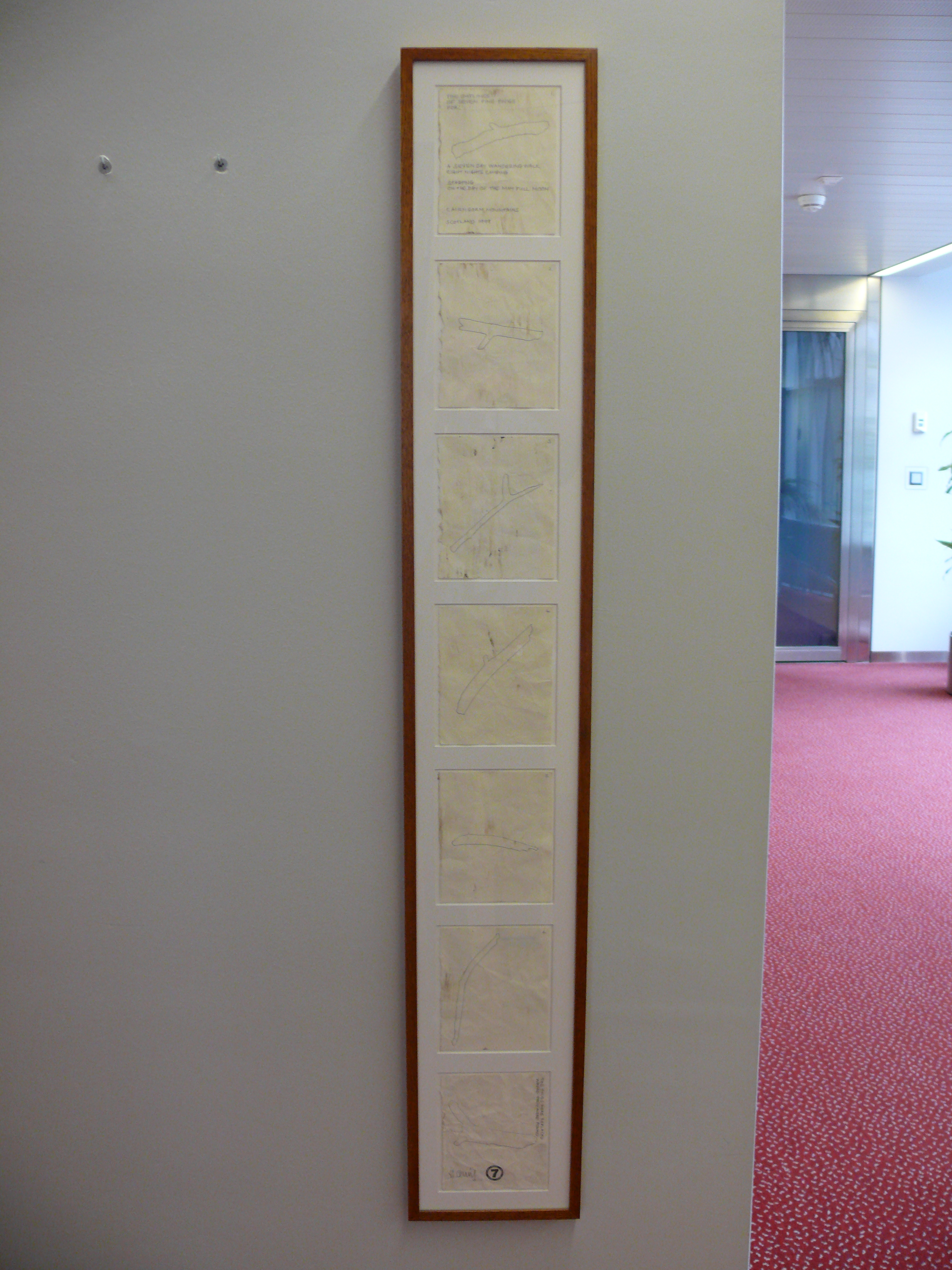 Fulton - the outlines of seven pine twigs 1122