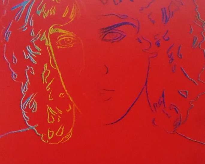 Warhol - Billy Squier, rot