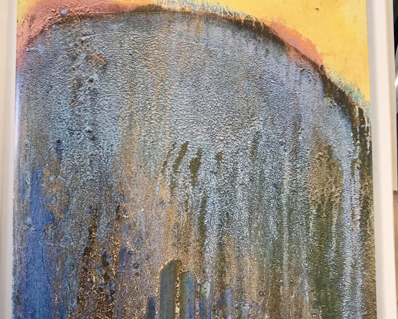 Waltinger - Lapis und Blauschwarz auf Gold in der K&auml;lte gerissen